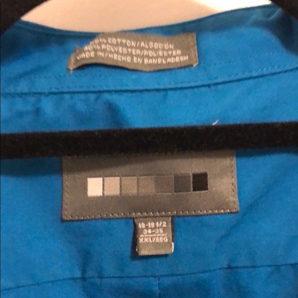 Blue button down dress shirt - Picture 3 of 4